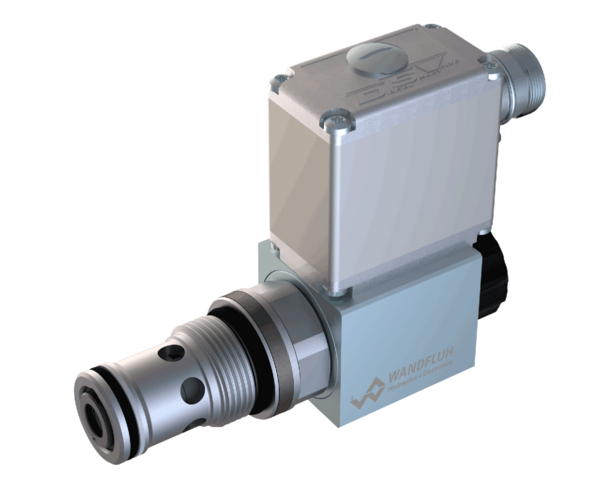 Valves proportionnelles Proportional 2-Wege-Stromregelpatrone (Steckspule, integrierte Elektronik) QNPPM33_ME